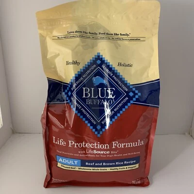 Blue Buffalo Formula Beef and Brown Rice Dry Dog Food for Adult Dogs 5 lb. Bag - Image 1 of 4
