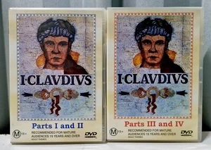 I Claudius: Parts I-IV - 4 × Disc R4 DVD Set, Brian Blessed, Derek Jacobi, 1976. - Picture 1 of 9