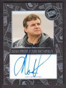 2010 Press Pass Signings NASCAR Racing Autograph Silver Joe Nemechek 13/65 AUTO