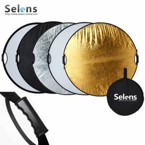 Selens 110cm 43" Handheld Reflector Light Mulit Portable Disc 5in1 Collapsible - Picture 1 of 12