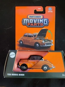 2024 Matchbox Moving Parts 1956 MORRIS MINOR Orange New Near Mint - Picture 1 of 2