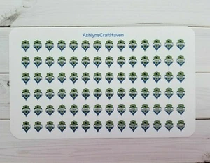 84 Fußball Planer Aufkleber - perfekt für jeden Planer - Erin Condren, ECLP, Happy - Bild 1 von 2