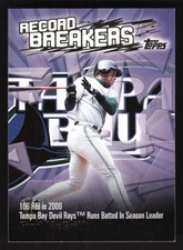 2003 Topps Record Breakers Series 1  Fred McGriff #RB-FM Tampa Bay Devil Rays