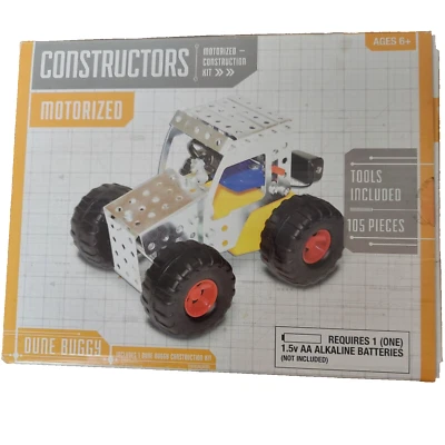 Constructors Motorized Construction Kit Motorized Dune Buggy Open Box COMPLETE - Image 1 of 4
