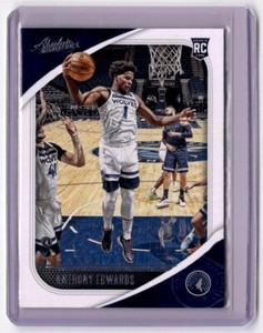 2021-22 panini Absolute Memorabilia Anthony Edwards Rookie Minnesota