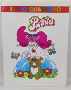 POOCHIE NOTEBOOK QUADERNO ANELLI A5 CARTOLERIA MATTEL VINTAGE 1987 NUOVO - Picture 1 of 5