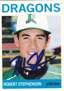 ROBERT STEPHENSON DAYTON DRAGONS SIGNED HERITAGE MINOR LEAG CARD CINCINNATI REDS - Picture 1 of 1