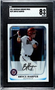 2011 Bowman Prospects BCP1 Bryce Harper SGC 8 NM-MT - Bild 1 von 2
