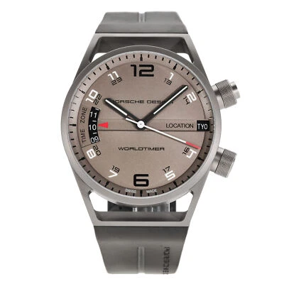 Porsche Design Worldtimer Titanium 45mm Automatic Men's Watch P.675010241180 - Image 1 of 4