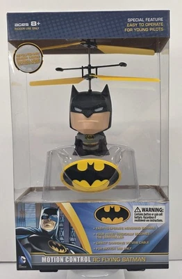 DC Comics Motion Control Indoor RC Flying Batman Easy To Operate in Original Box - Image 1 of 4
