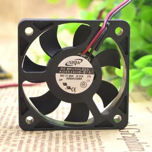 1pc ADDA AD0524HB-G70 DC24V 0.11A 2wire 50*50*10mm Axial cooling fan - Foto 1 di 5