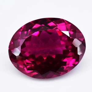 24,05 Ct Natürlicher Rhodolith Granat Himbeere Rosa IGL Zertifiziert Lose Edelstein - Bild 1 von 4