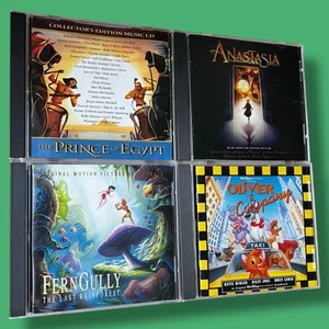 CD Oliver & Company Fern Gully Prince of Egypt Anastasia Disney Soundtrack Music - Picture 1 of 5