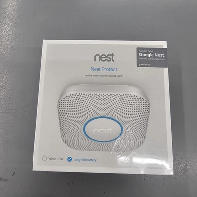 Google Nest Protect Smoke and Carbon Monoxide Alarm 2nd Gen - S3000BWES - Image 1 of 4
