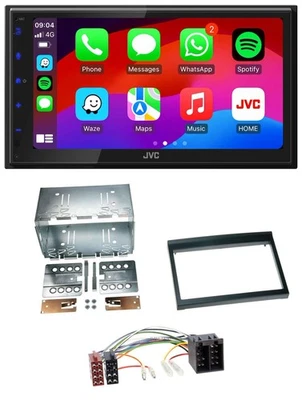 JVC Bluetooth 2DIN MP3 DAB USB Autoradio für Porsche 911, 996 (97-06) - Bild 1 von 4