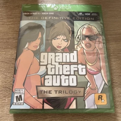 Grand Theft Auto Trilogy Definitive Edition Xbox Series X One New Sealed 4K Rare - Image 1 of 2