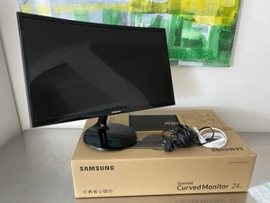 Samsung 24 curved monitor C24F390 - Picture 1 of 3