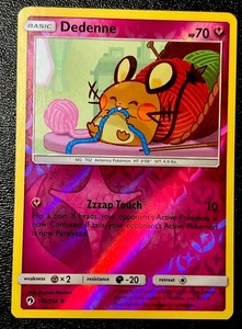 Dedenne 142/214 NM Reverse Holo Cute Yarn Discontinued Pink Fairy Pokémon Card! - Picture 1 of 1