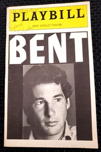 Bent Playbill Feb. 1980 Richard Gere - David Dukes - signed VERY GOOD - Picture 1 of 4