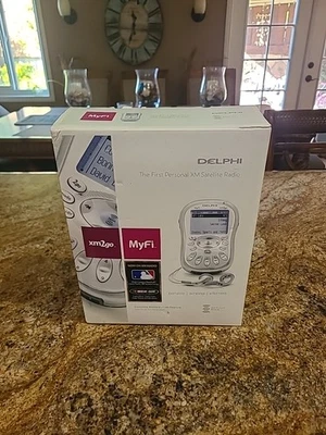 NEW! Delphi MyFi XM2GO Portable XM Satellite Radio Receiver with Home / Car Kits - Image 1 of 3