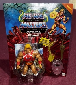 Masters of the Universe Origins Thunder Punch He-Man unpunched card - Picture 1 of 8
