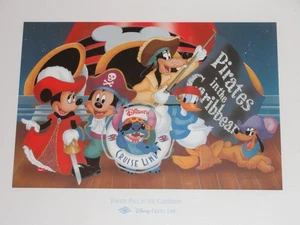 Disney Cruise Line DCL Pirates in the Caribbean PRINT RETIRED - Picture 1 of 1