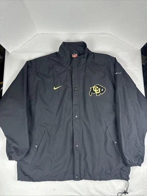 Vintage Colorado Buffaloes Nike Storm Fit Black Windbreaker Jacket Mens Large - Image 1 of 4
