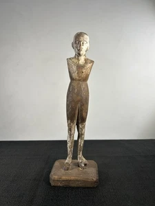 Antique Bastidor Santos Carved Wooden Mannequin Saint Figure 12 in - Picture 1 of 19