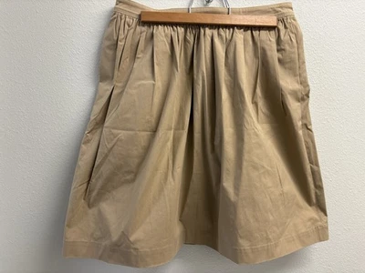 FALDA TEÓRICA Gilda Caqui 4 Medio Muslo Pequeños Pliegues Parece Nueva Preparación Clásica Foto 1 de 4