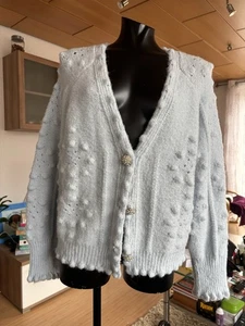 Hellblaue Strickjacke von Kilky, Einheitsgröße - Bild 1 von 4