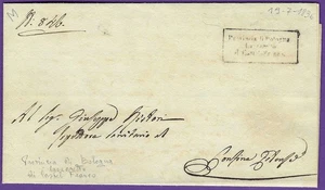1836 Italien FLS "Provincia di Bologna Lazaretto al Castel-Franco" Bahnhof Cholera - Bild 1 von 4