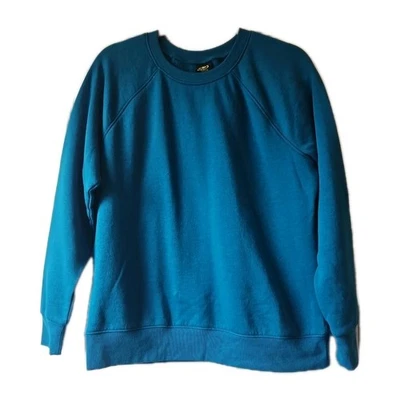 Sudadera para mujer Athletic Works polar cuello redondo, azul, talla L nueva con etiquetas Athleisure Foto 1 de 4