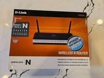 D-Link DIR-615-CS 300 Mbps 1-Port 10/100 Wireless N Router - Image 1 of 4