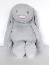 Jellycat - Bashful Silver Grey Bunny - Soft Plush Rabbit - Really Big (67cm)