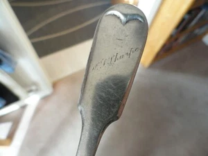 Vintage Potosi Silver fork with name W J Sharpe ? - Picture 1 of 7