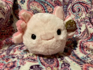 NEW AURORA SPUDSTERS 10" AXEL THE PINK AXOLOTL - SO SOFT - Picture 1 of 5