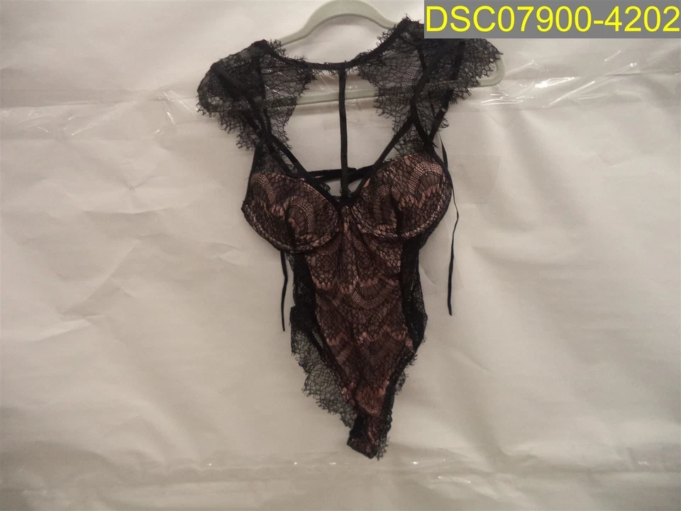 Lencería Dreamgirl Estilo 10537 Mediana Negra Vintage Rosa 888368280001 Foto 1 de 4