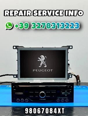 98067084XT RIPARAZIONE RADIO NAVIGATORE PSA RNEG 2 RT6 CON GARANZIA DI 1 ANNO - Immagine 1 di 3