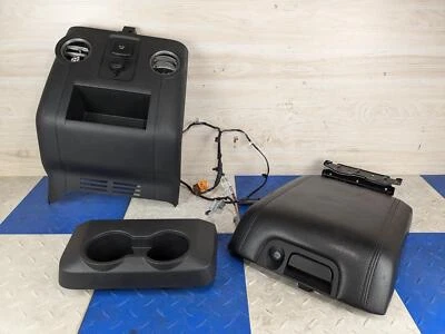 2011-2016 Ford F250 Super Duty - OEM Center Console Lid w/ Cup Holder Vent Trim - Image 1 of 4