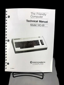 Commodore VIC 20 TECHNICAL Service Manual W/ Schematics COIL BOUND Reprint - Picture 1 of 4