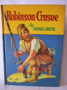 Robinson Crusoe Daniel Defoe 1955 Whitman 1611 HC Book Illustrated Paul Frame - Picture 1 of 4