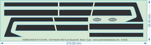 Peterbilt 359 Truck Decals #2 - 1/25 1/50 - Water Decals - Bild 1 von 5