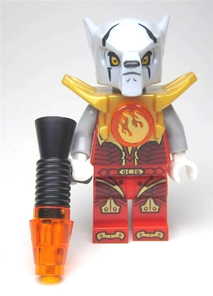 Lego La Leyenda de Chima Worriz Minifigura Con Arma 70145 Nuevo Foto 1 de 1