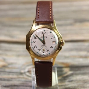 Reloj soviético brillante Wostok CHAYKA dorado para hombre ChChZ URSS década de 1960 ВОСТОК Este - Imagen 1 de 10