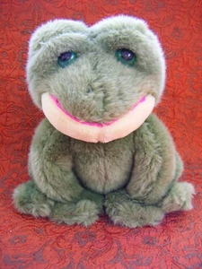 Russ Berrie Eurokid ''Fribbit Frog'' soft toy 10" approx (B67) - Picture 1 of 3