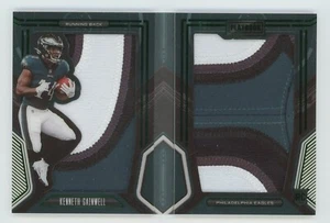 2021 Panini Playbook Jumbo Memorabilia Booklet Patch #17 Kenneth Gainwell 23/49 - Bild 1 von 2