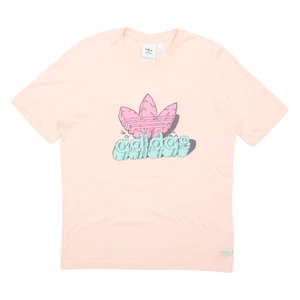 ADIDAS Mens T-Shirt Pink S - Picture 1 of 6