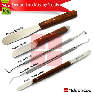 5Pc Dental Technician Wax Modelling Tools Kit Frahm Carver Plaster Knife Spatula - Picture 1 of 6