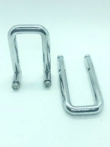 2x Manija giratoria de transporte soviético de Nikel de la URSS para varios electrodomésticos (60 mm x 30 mm) - Imagen 1 de 2