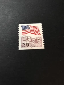 US Scott #2523, Single 1991 Flag over Rushmore 29c VF MNH-US - Bild 1 von 1